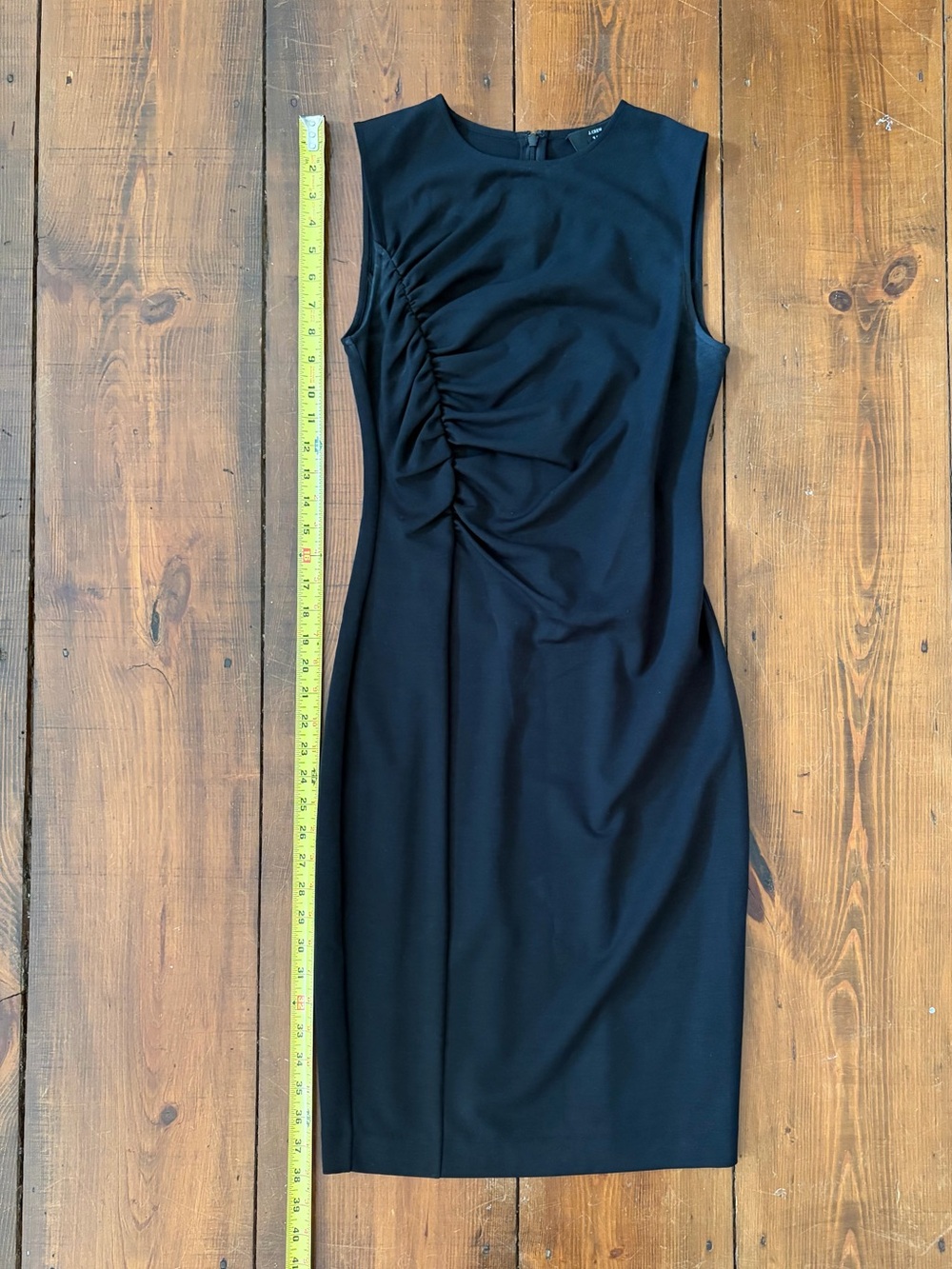 J. Crew Black Sleeveless Midi Sheath Dress - Picture 3 of 7